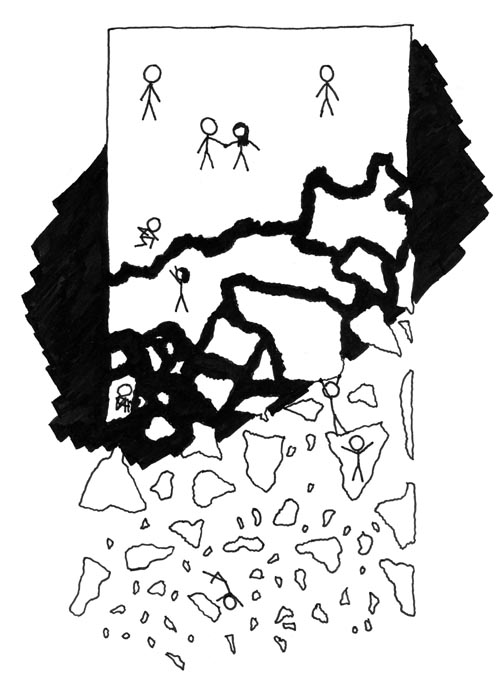 fall apart
